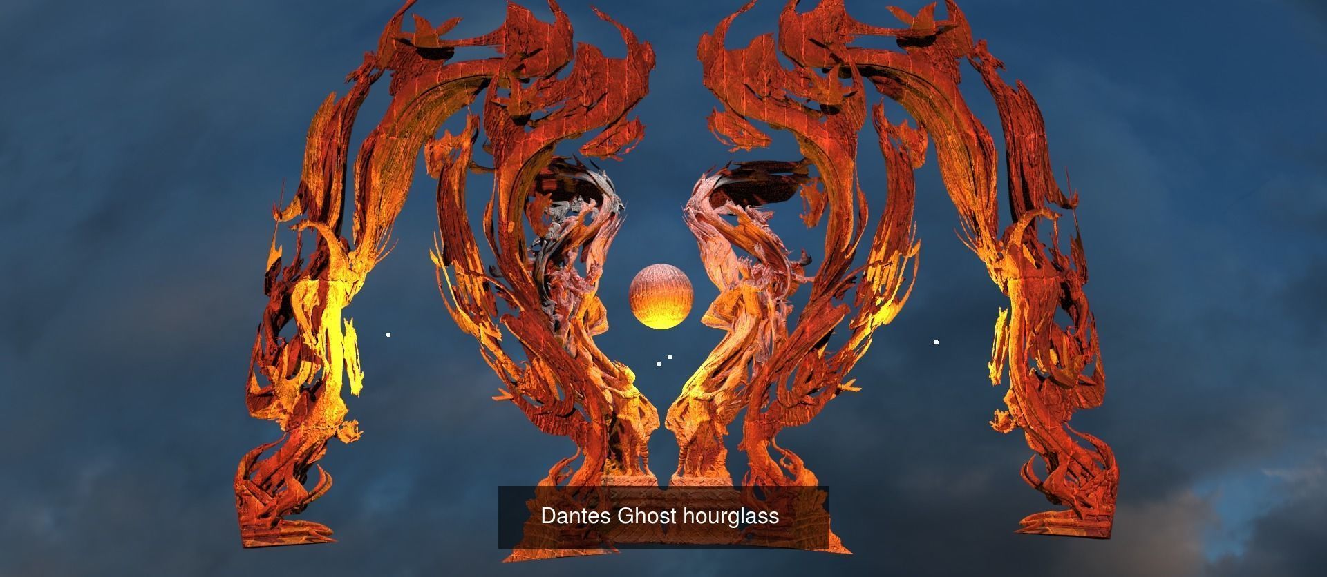 Dantes Angel Ink mirror sculpture collection _27