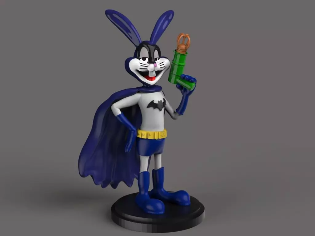 Batman Bugs Bunny 3D print model_0
