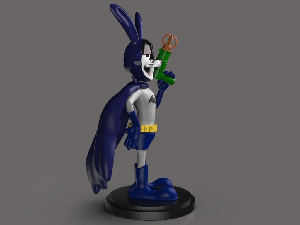 Batman Bugs Bunny 3D print model_2