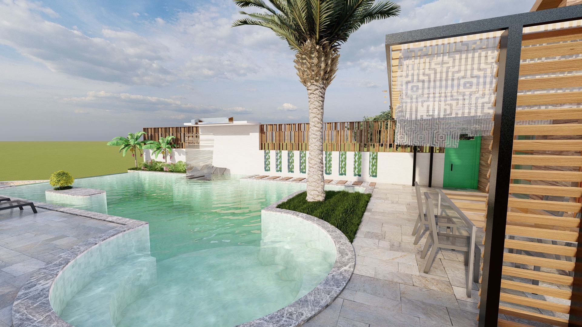 POOL DESIGN Free 3D model_3