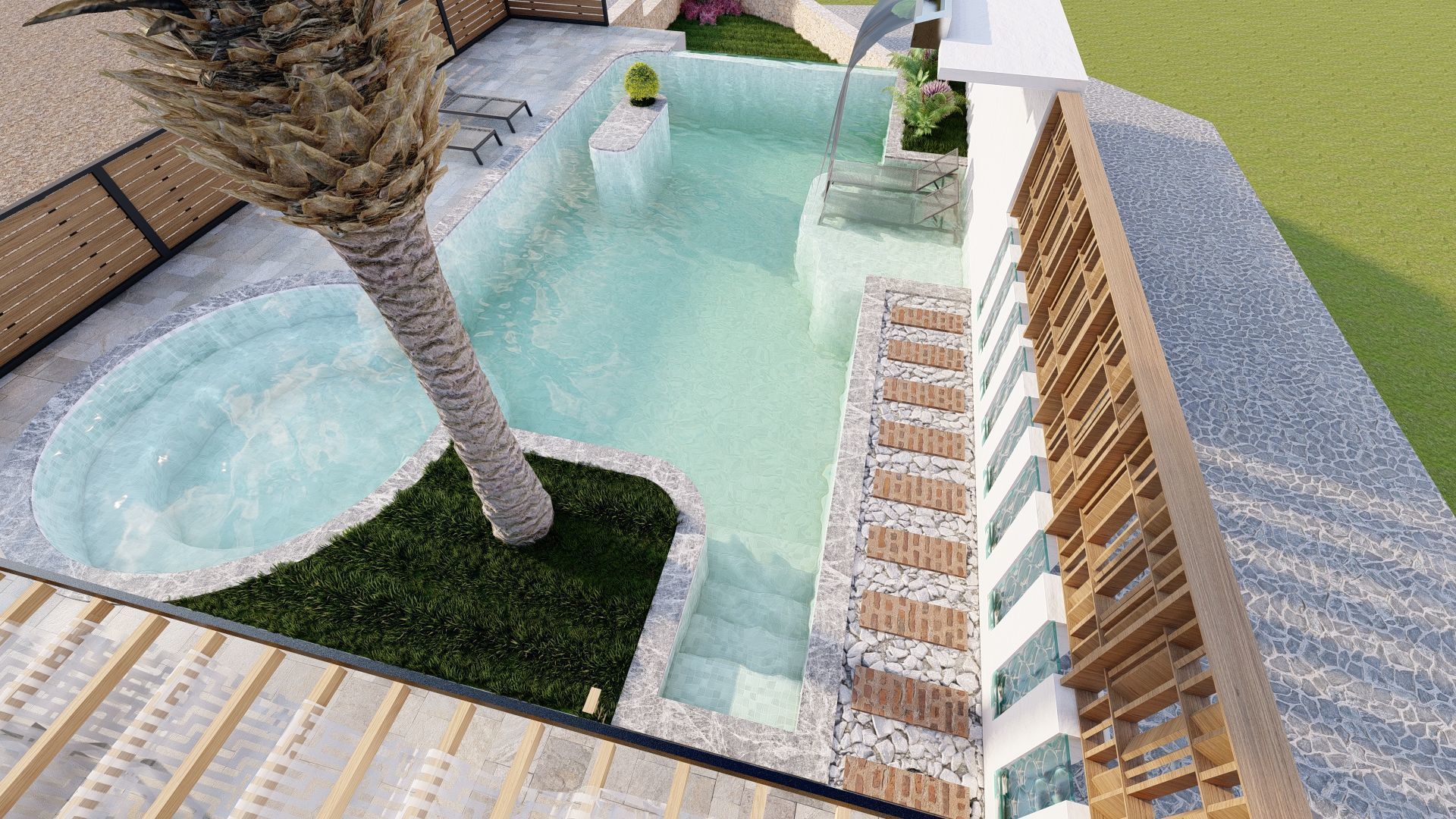 POOL DESIGN Free 3D model_8