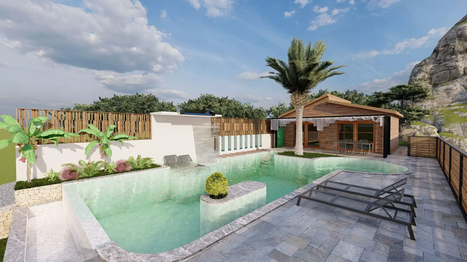 POOL DESIGN Free 3D model_0