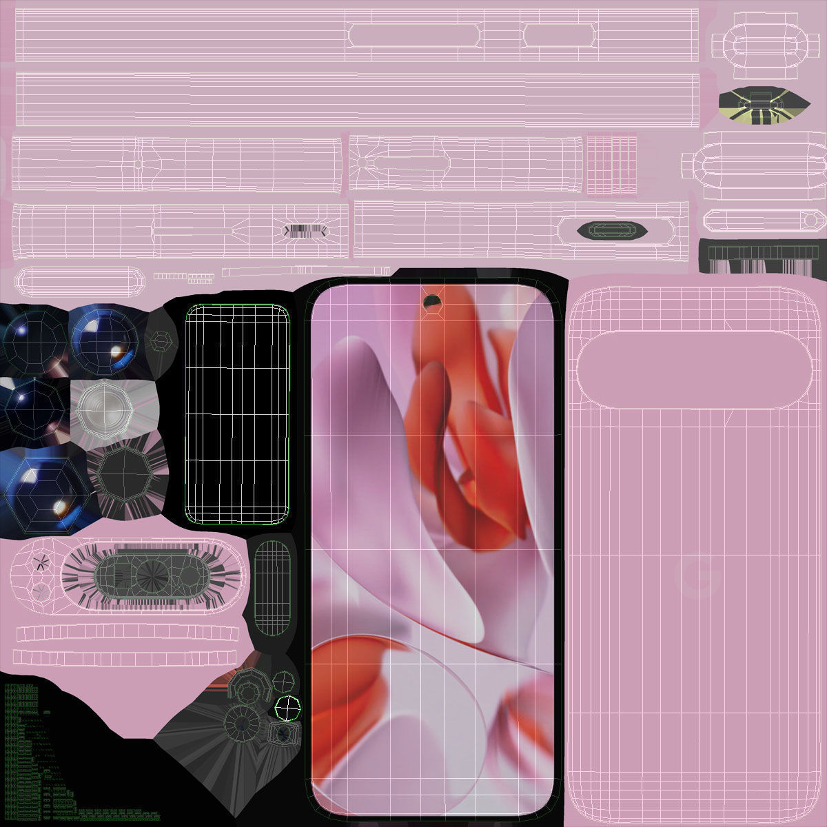 Google Pixel 9 Pro All collors 3D model_48