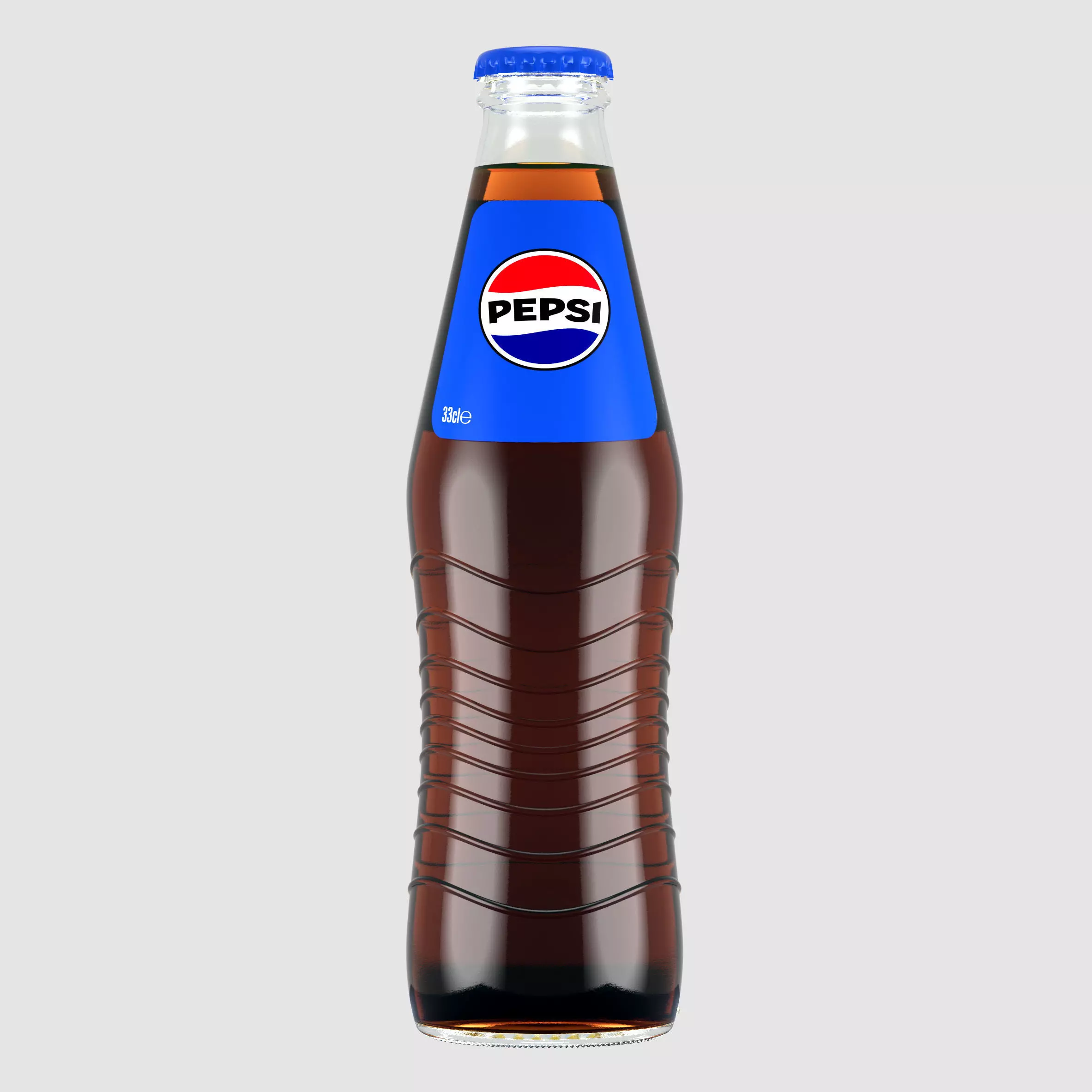 Pepsi  Soda Bottle 33 CL  3D model_0
