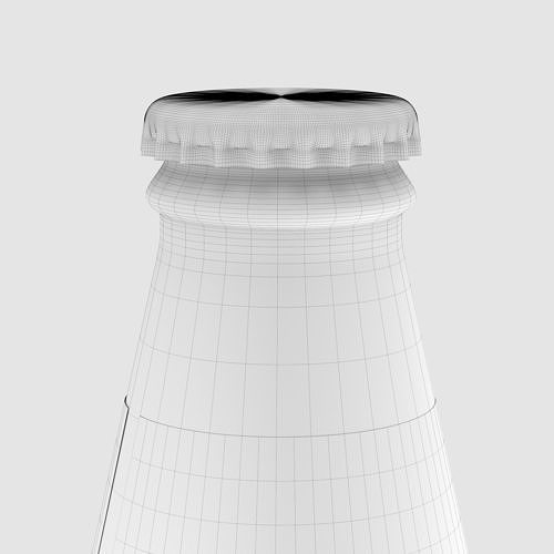 Pepsi  Soda Bottle 33 CL  3D model 6