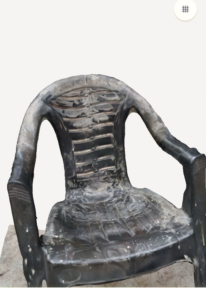 ultra Realistic Chair Broken village 3D model_2