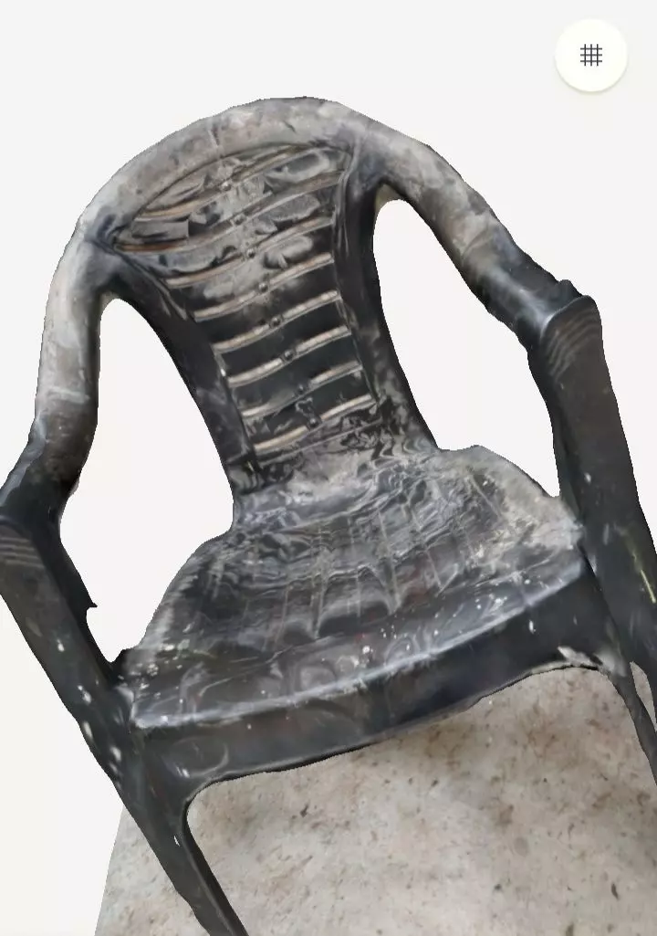 ultra Realistic Chair Broken village 3D model_0