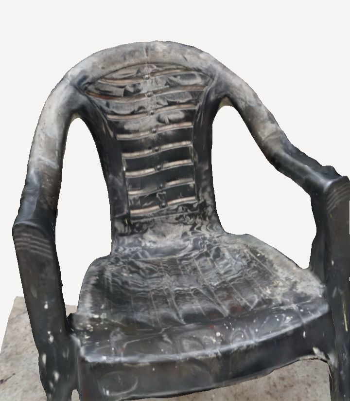 ultra Realistic Chair Broken village 3D model_6