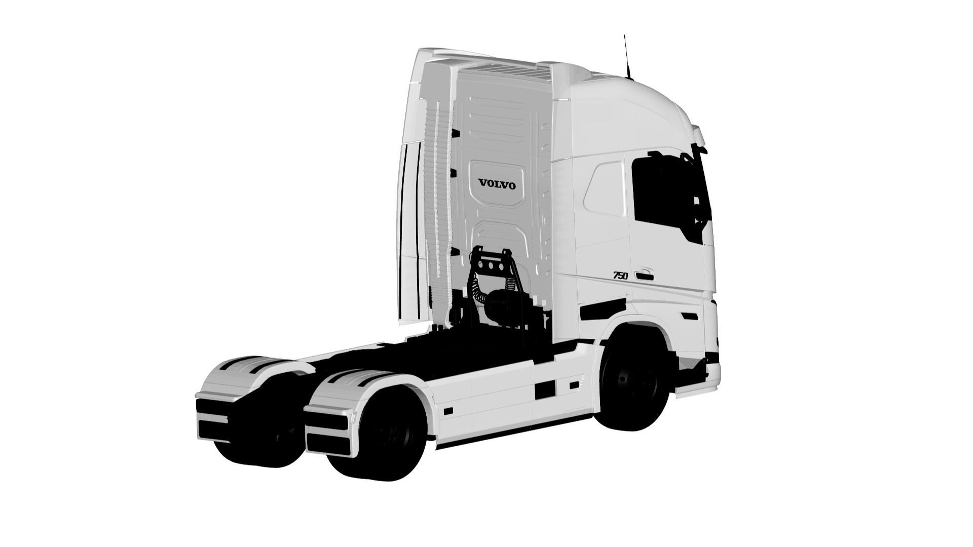 Volvo FH16 3D model_1