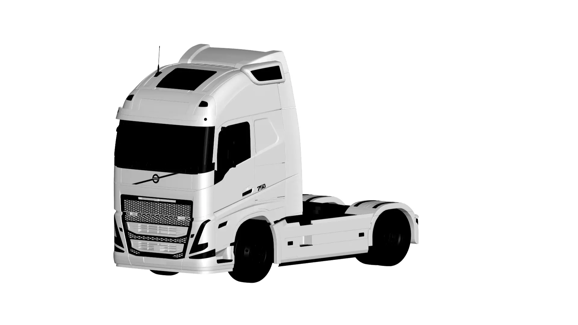 Volvo FH16 3D model_0