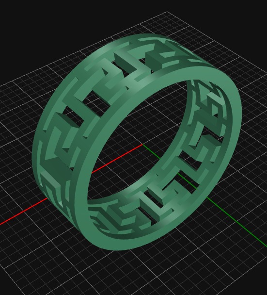 versace ring Free 3D print model_4