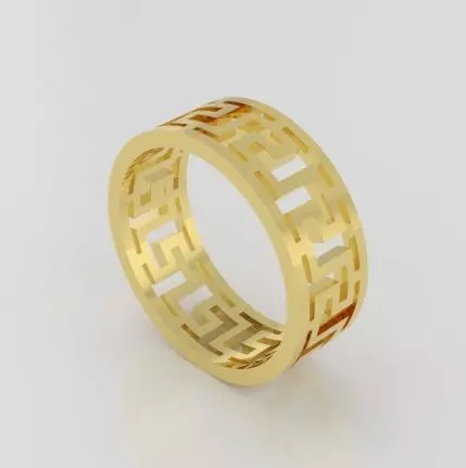 versace ring Free 3D print model_0
