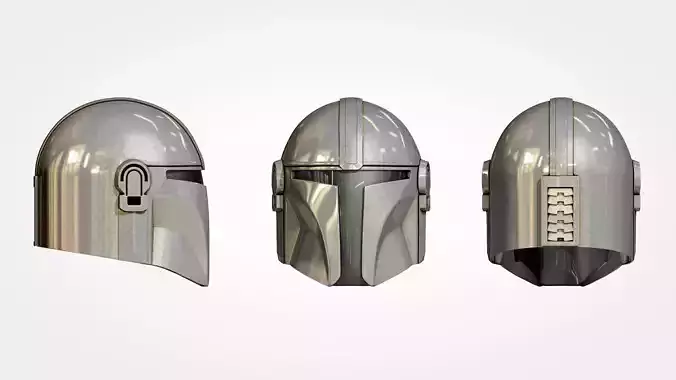 Mandalorian Helmet STL 3D Print Files