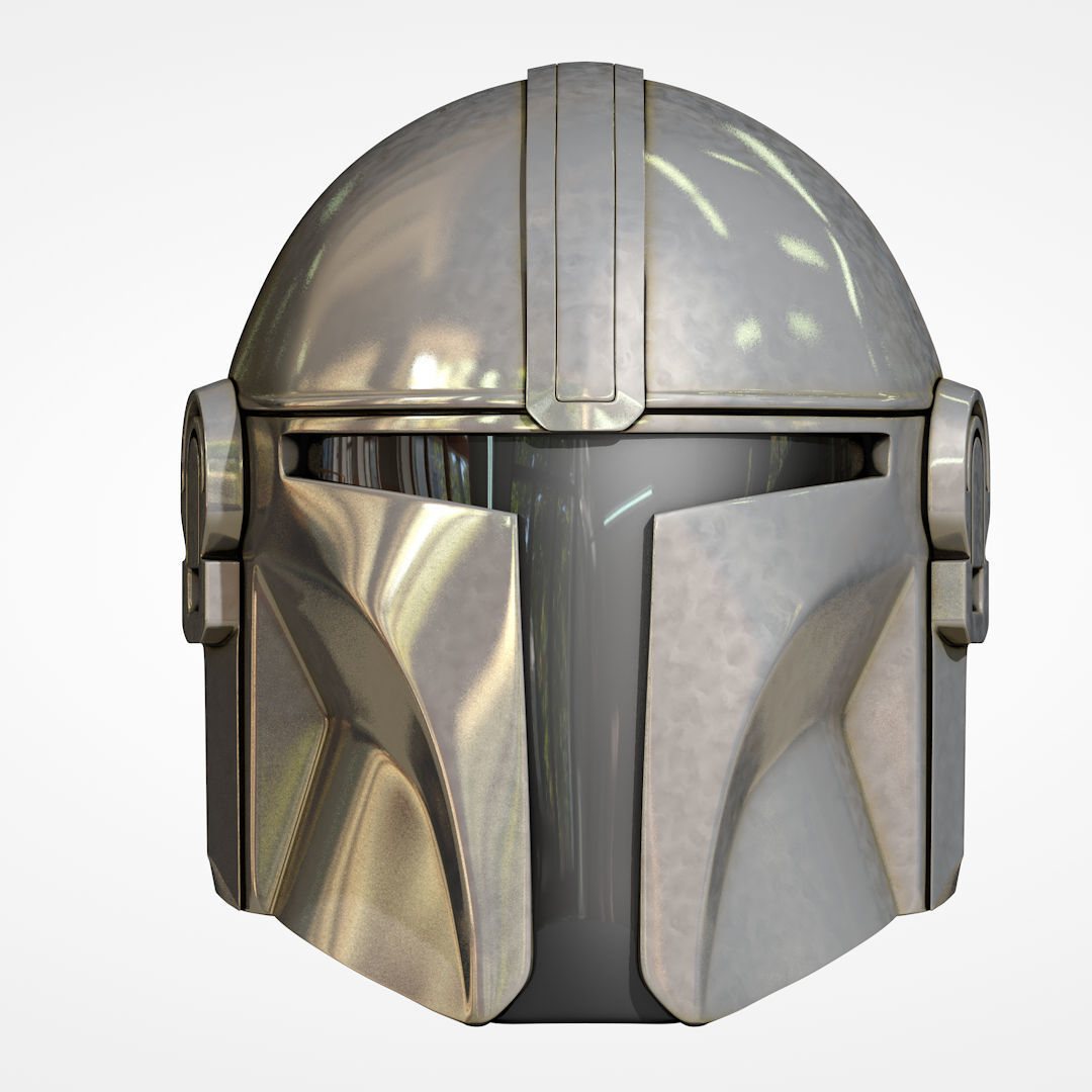 Mandalorian Helmet STL 3D Print Files 3D print model_1