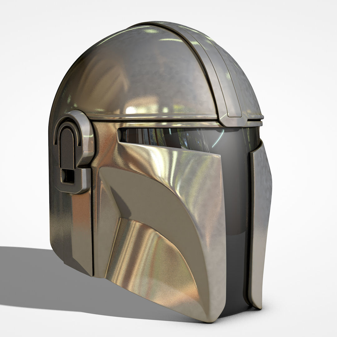 Mandalorian Helmet STL 3D Print Files 3D print model_2