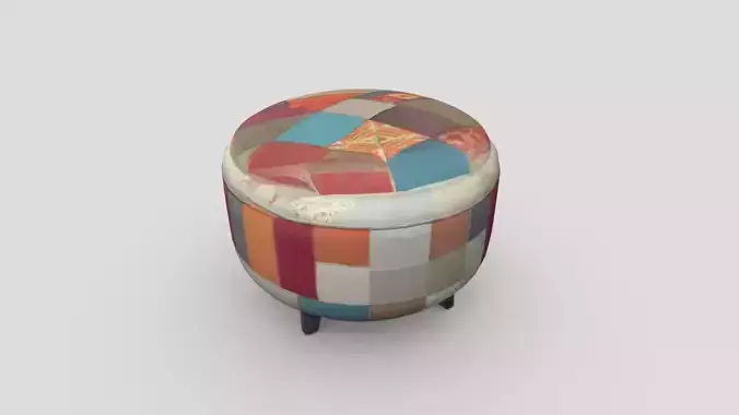 Patchwork Ottoman 2