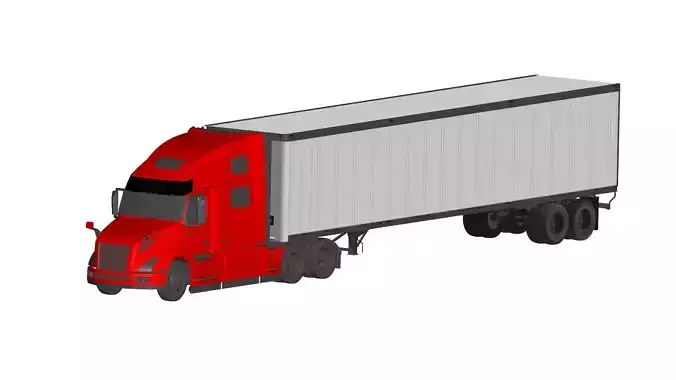 Volvo VNL860 trailer