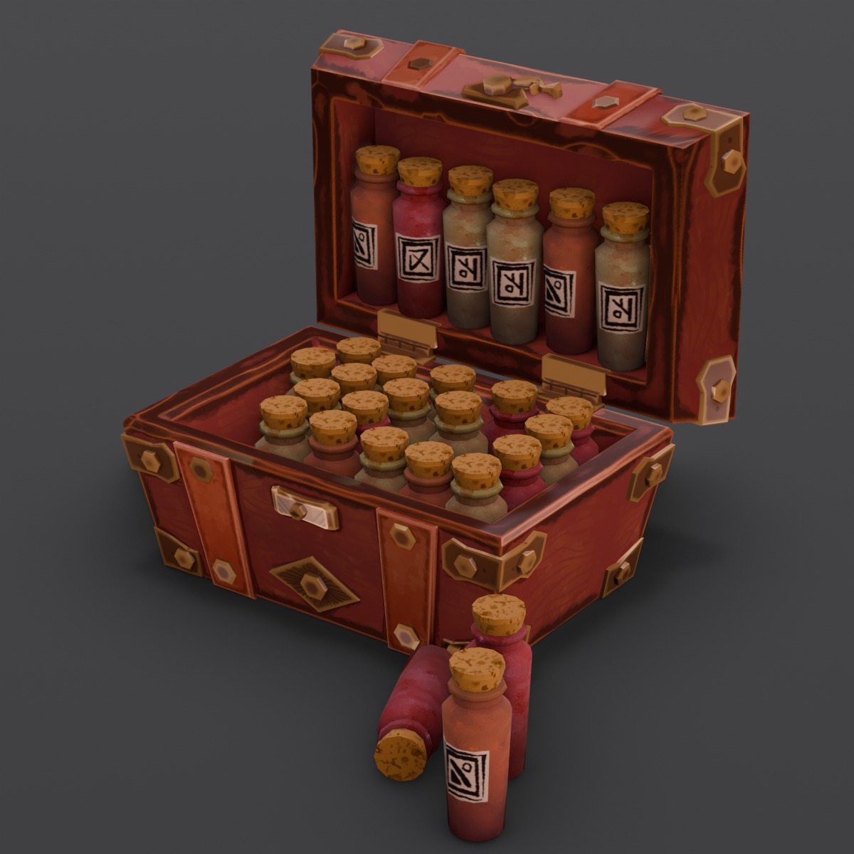 Medicine Kit 3D Model  Low-poly 3D model_9