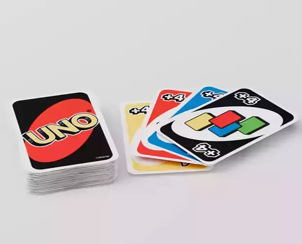 UNO Deck 3D Model 3D model