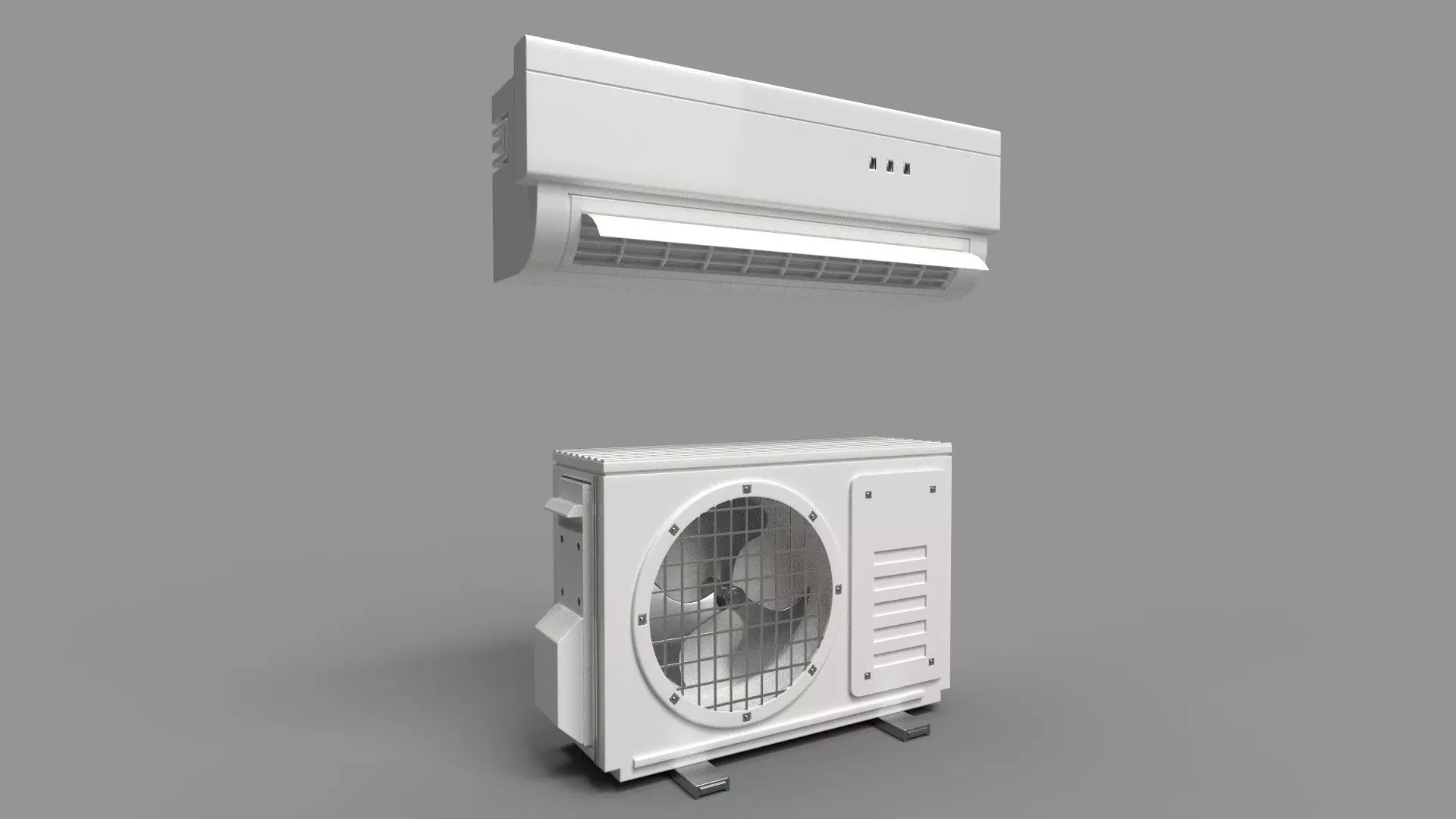 Aircon Split Type CG2 3D model_0