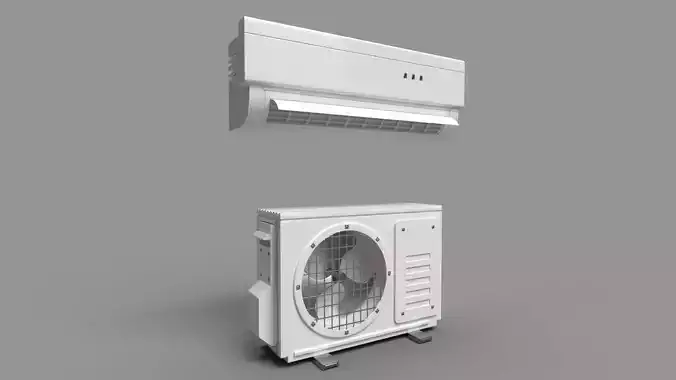 Aircon Split Type CG2 3D model