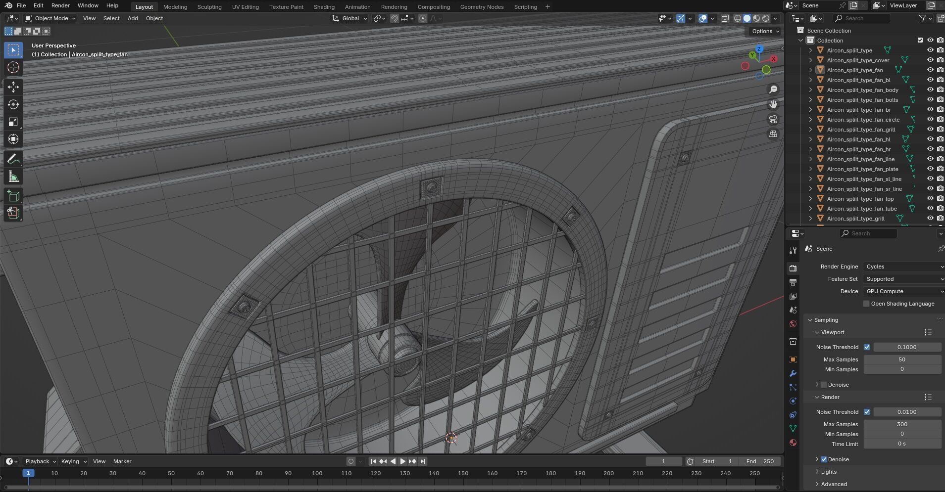 Aircon Split Type CG2 3D model_10