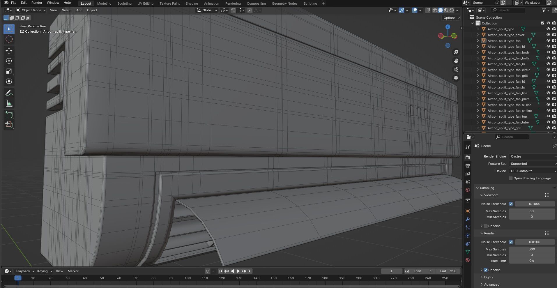Aircon Split Type CG2 3D model_11