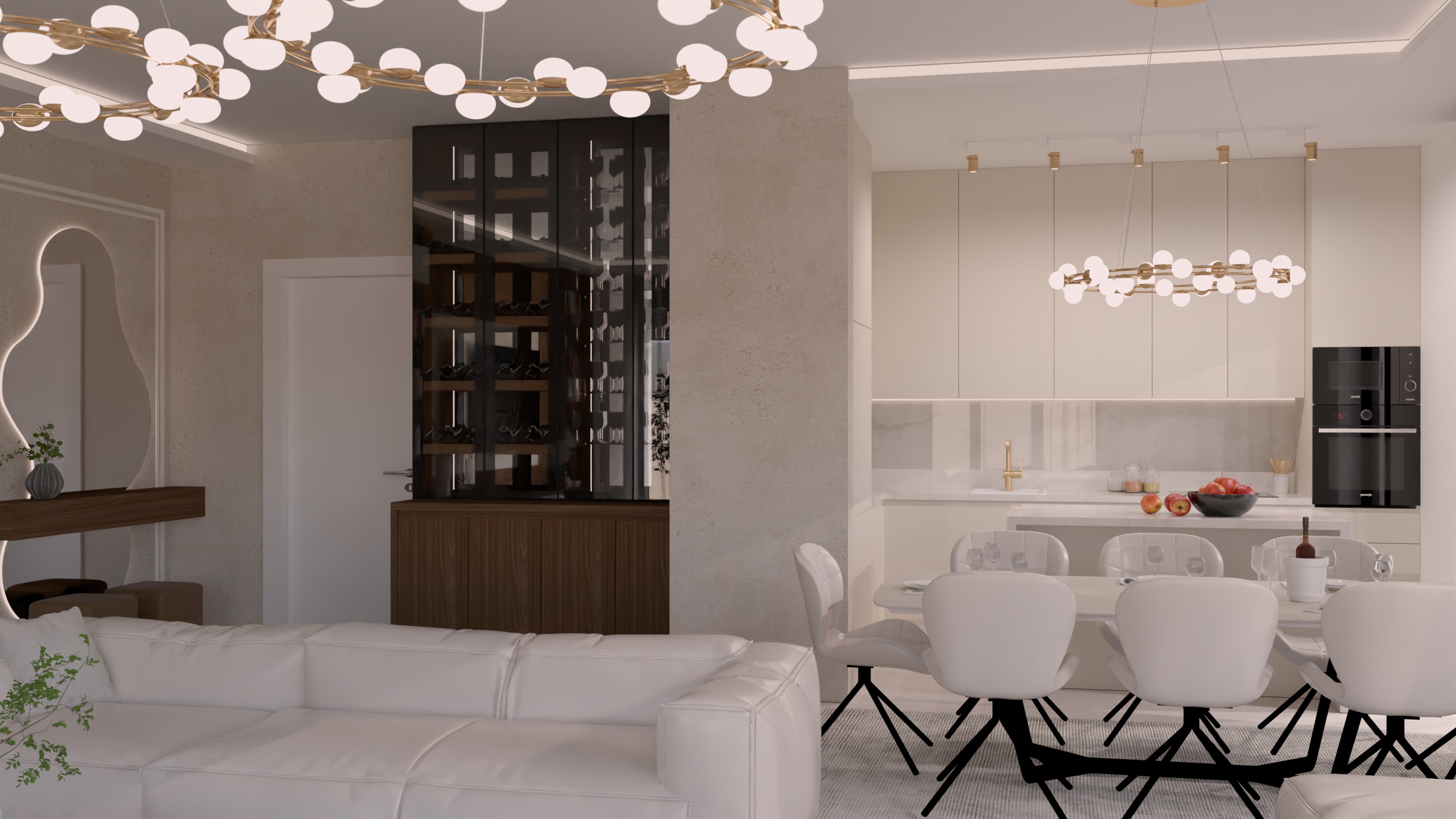 Luxury Interior SketchUp Template 3D model_2