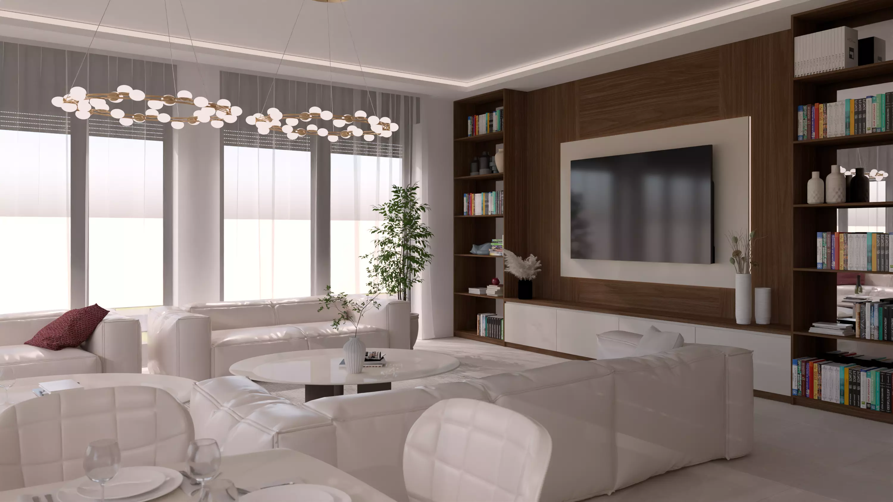 Luxury Interior SketchUp Template 3D model_0