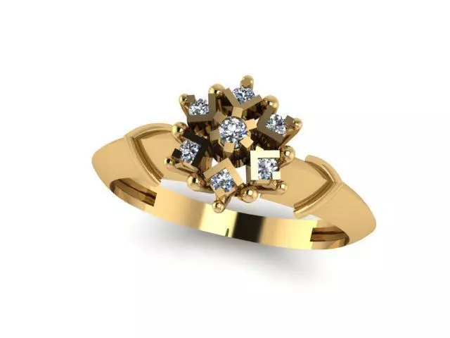 Bridal ring ready to print 3D print model