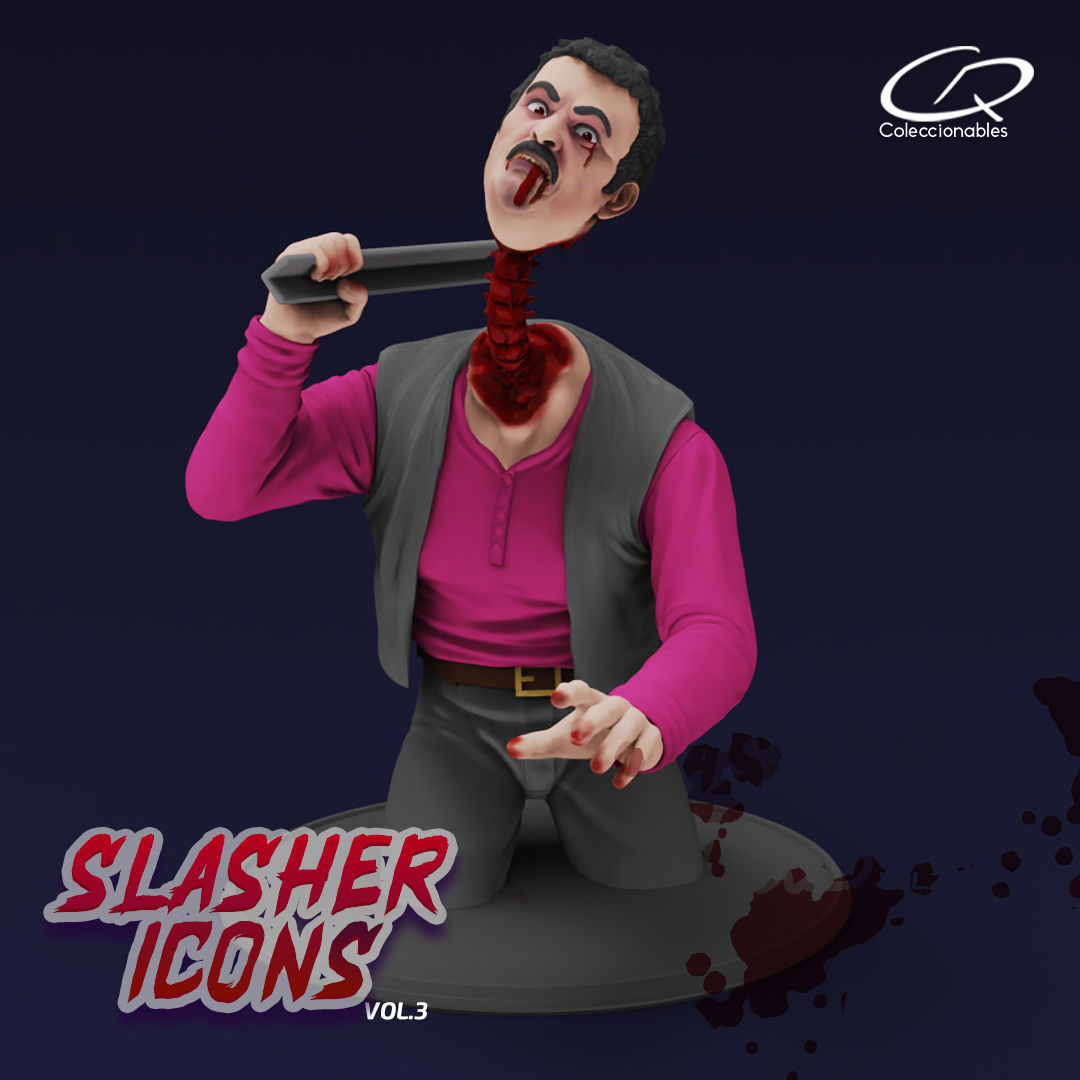 Slasher Icons - Return of the living Dead 3 - Santos  3D print model_3