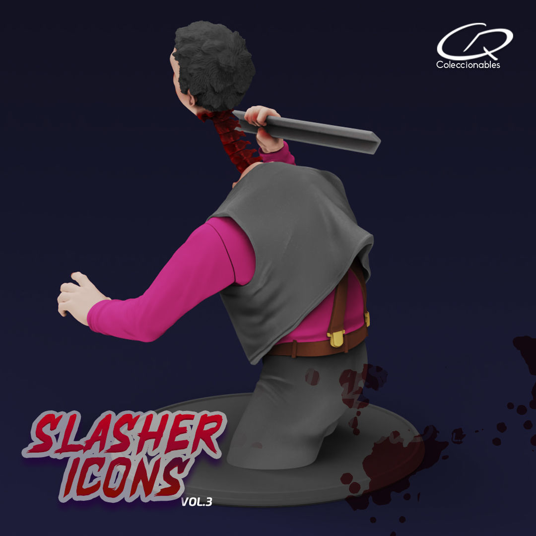 Slasher Icons - Return of the living Dead 3 - Santos  3D print model_8