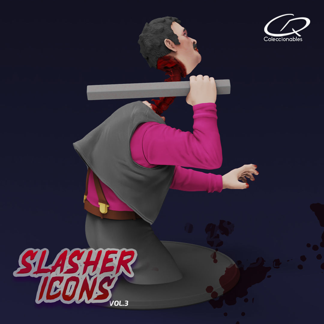 Slasher Icons - Return of the living Dead 3 - Santos  3D print model_7