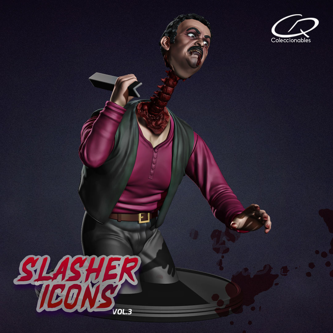 Slasher Icons - Return of the living Dead 3 - Santos  3D print model_2