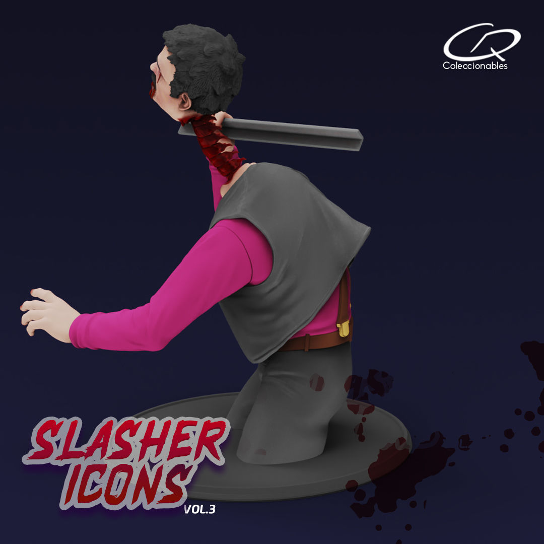 Slasher Icons - Return of the living Dead 3 - Santos  3D print model_9