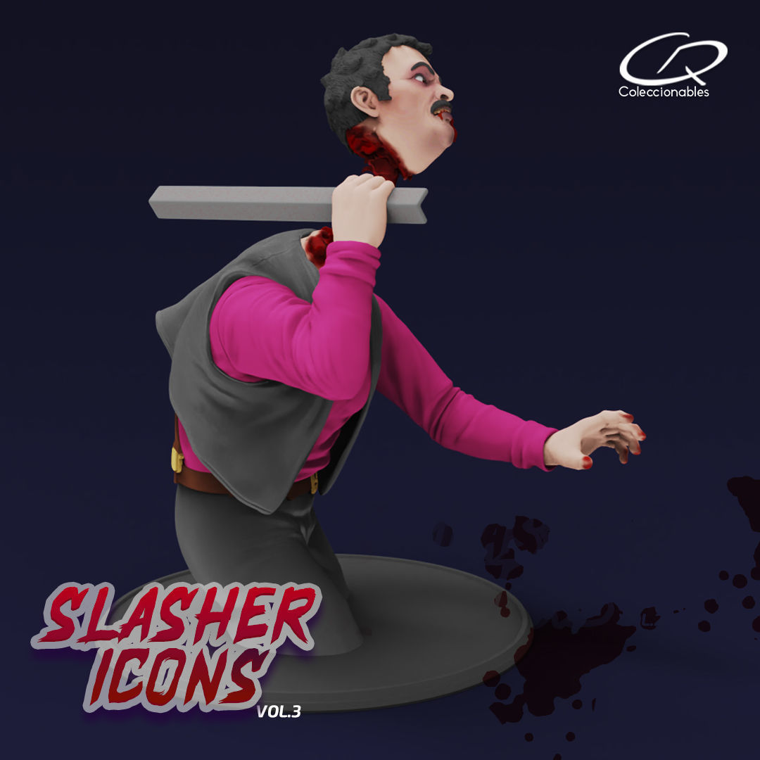 Slasher Icons - Return of the living Dead 3 - Santos  3D print model_6