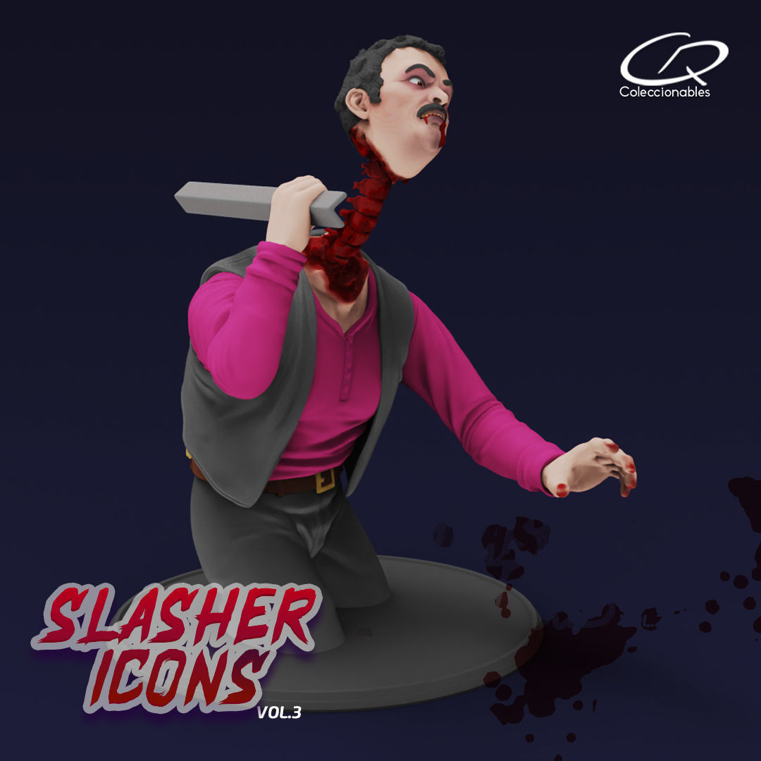 Slasher Icons - Return of the living Dead 3 - Santos  3D print model_5