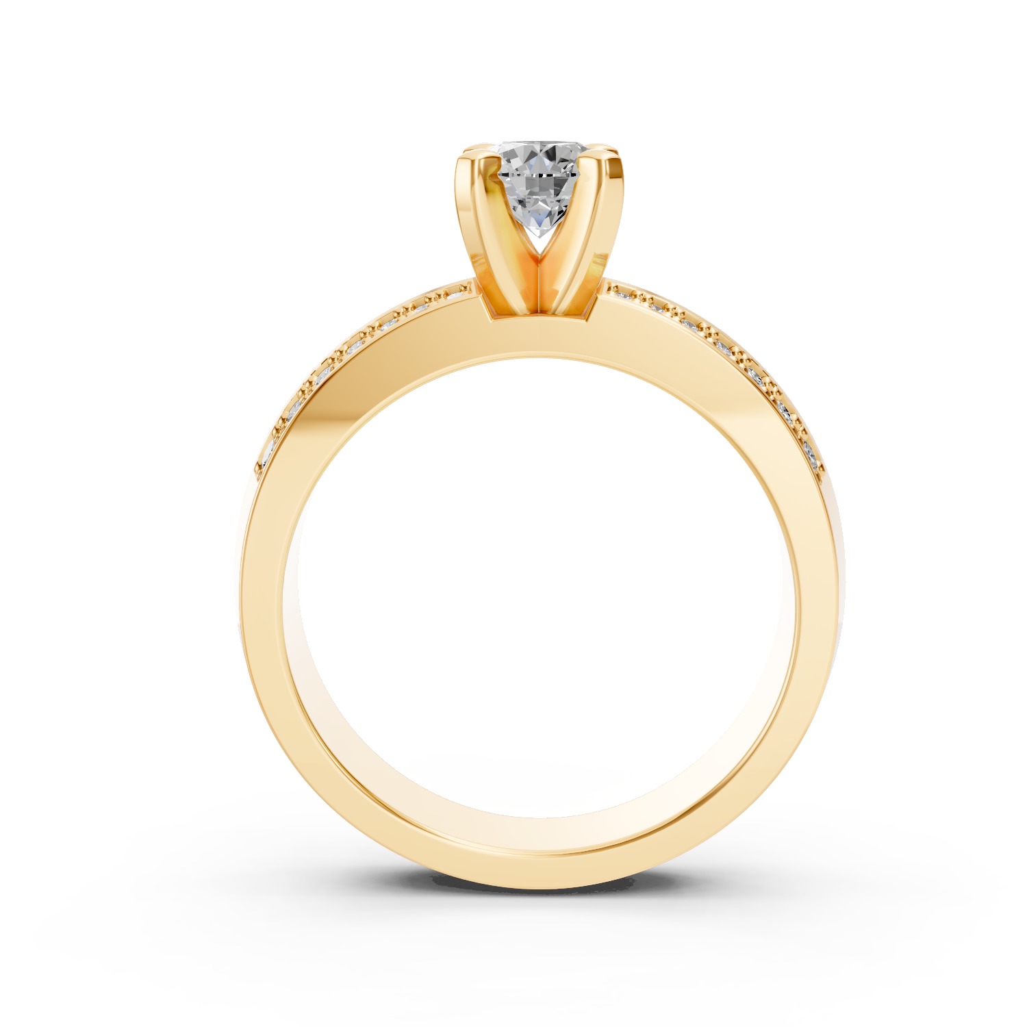 Double Sided Pave Ring 3D print model_3