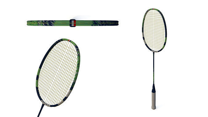 Badminton Racket  3D model