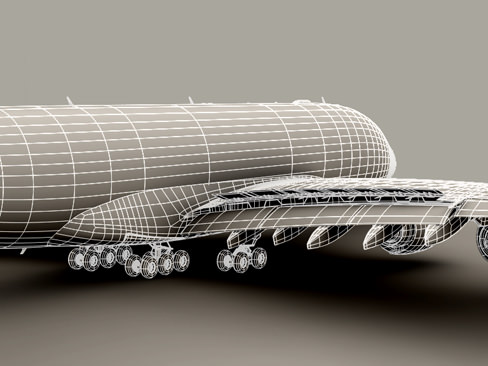 Airbus A380 Old House Colors 3D model_10