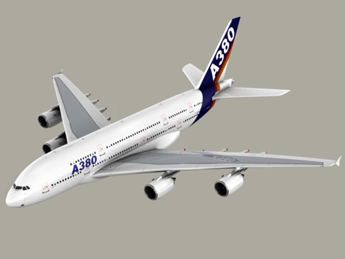 Airbus A380 Old House Colors 3D model_6
