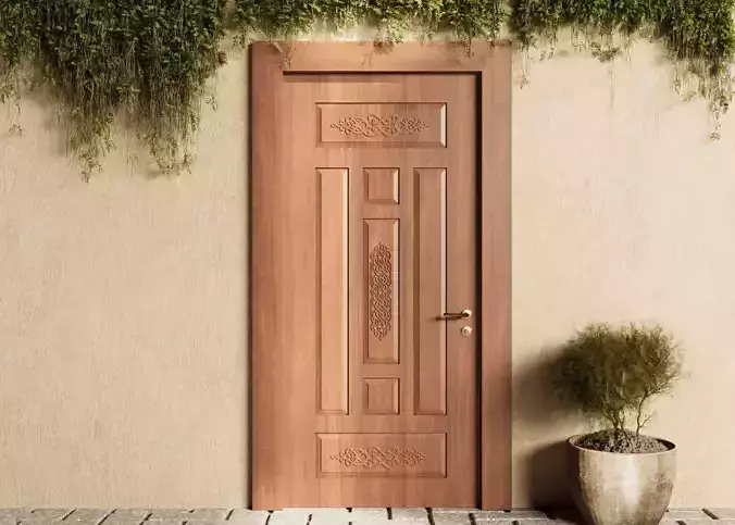 Traditional Wooden Door - Classic Design