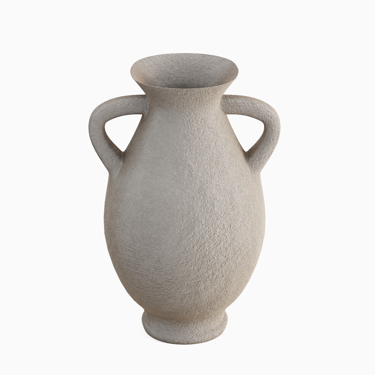 Clay Vase 01 3D model_4