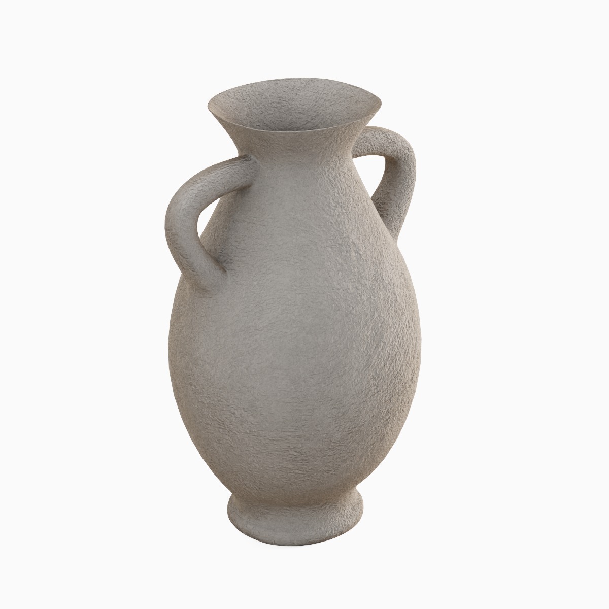 Clay Vase 01 3D model_5