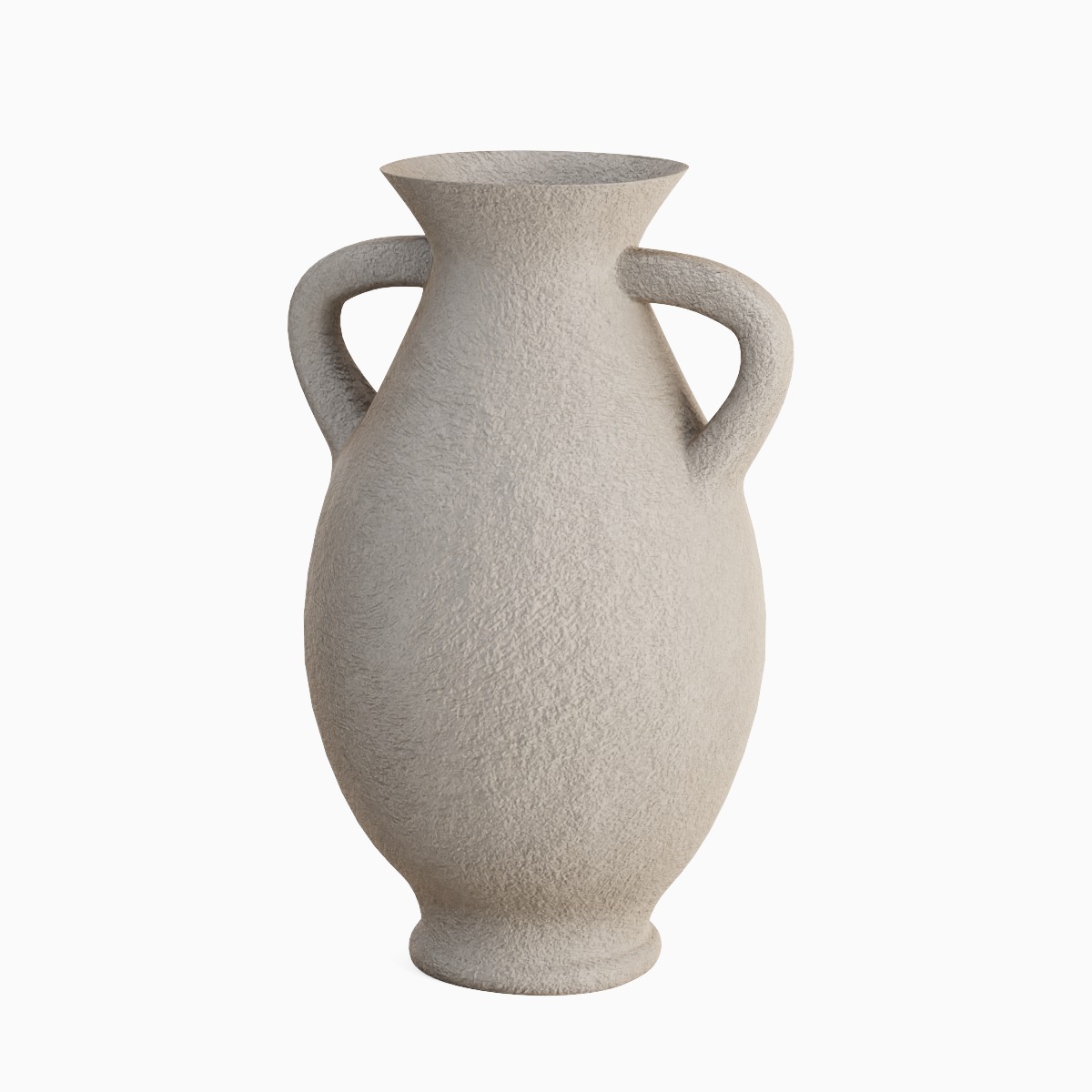 Clay Vase 01 3D model_3