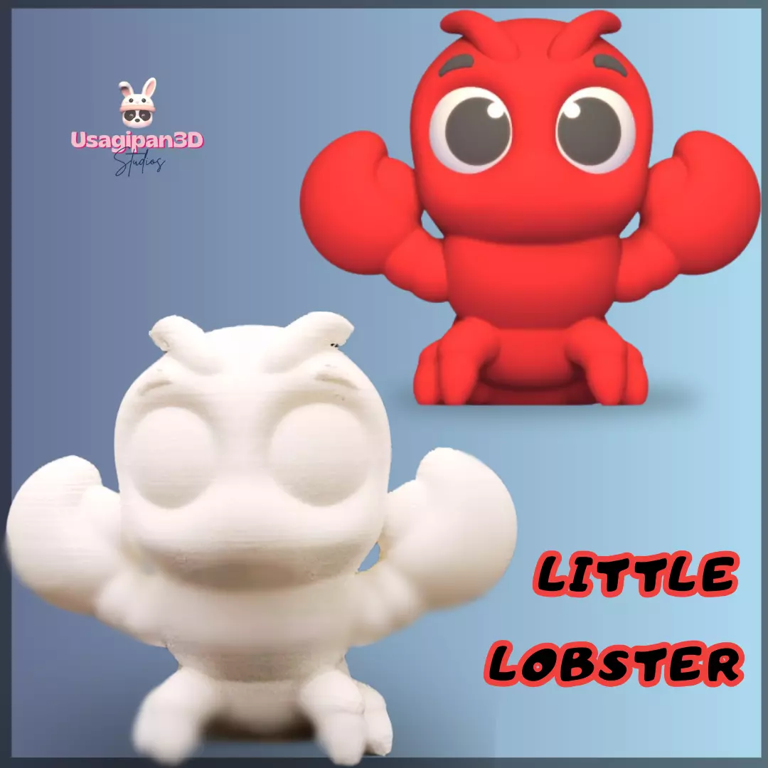 Little Lobster 3D print model_0