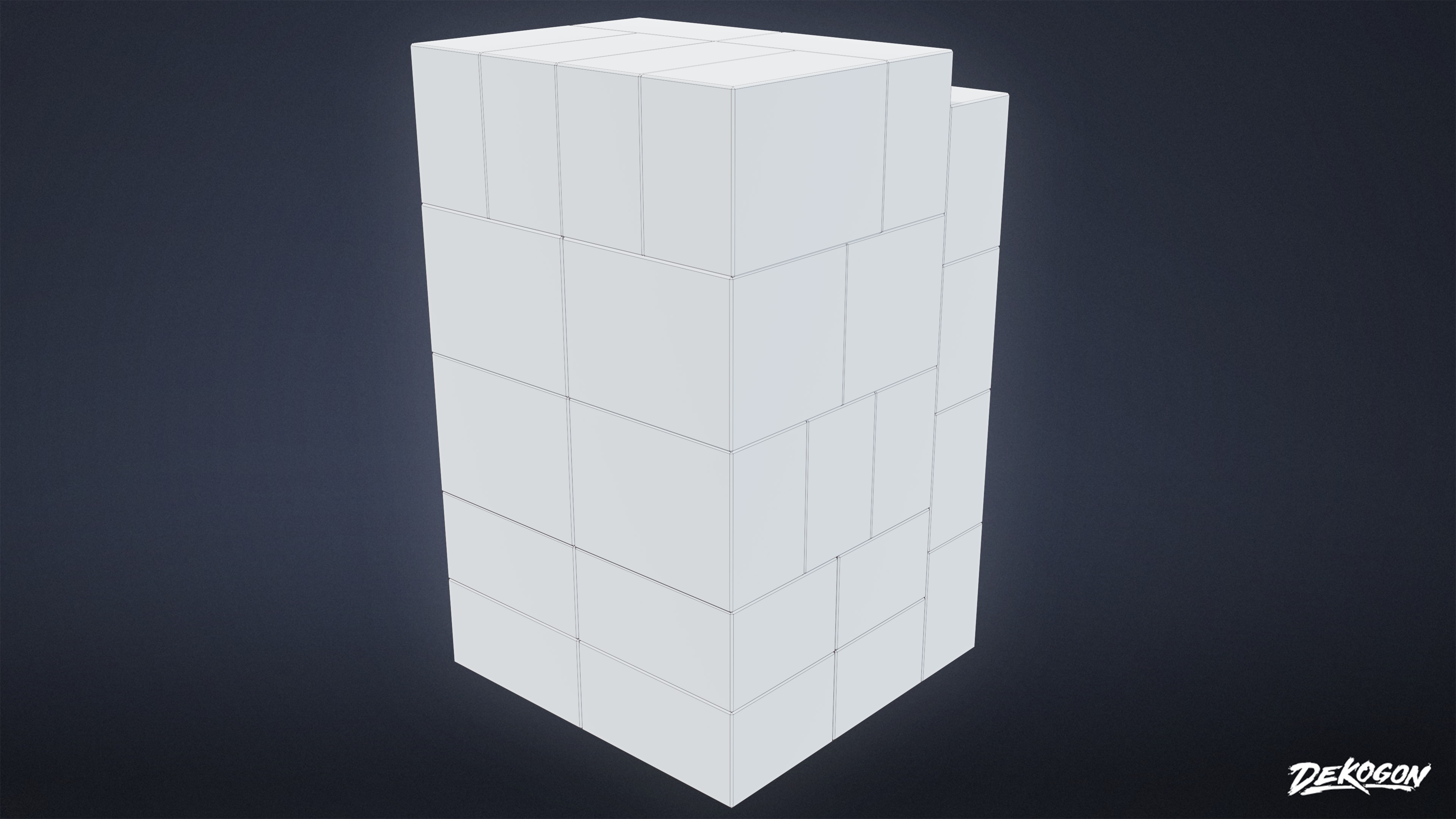 INDUSTRIAL - Palette Stack 02 - LOW POLY AND NANITE Low-poly 3D model_9
