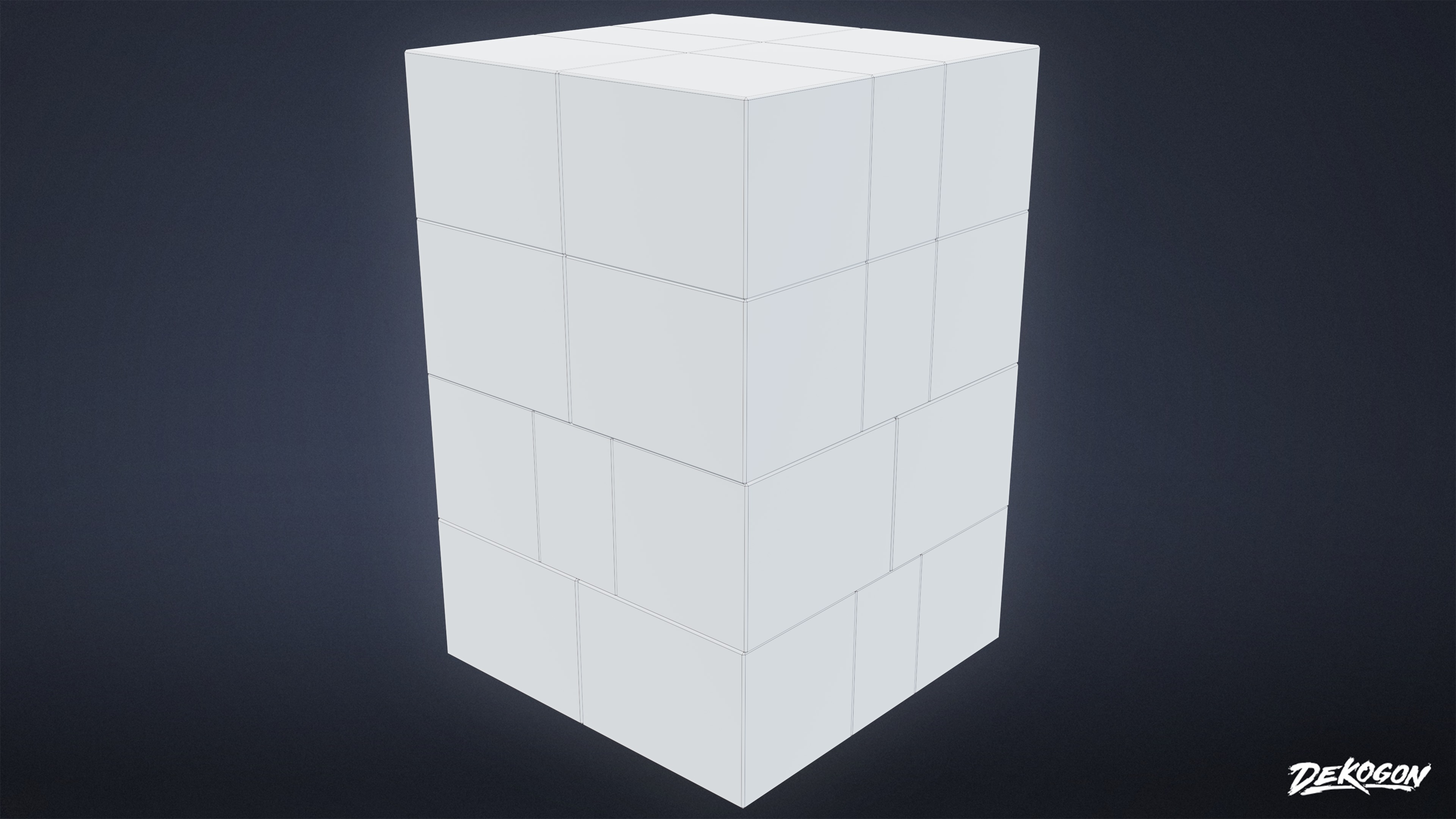 INDUSTRIAL - Palette Stack 02 - LOW POLY AND NANITE Low-poly 3D model_8