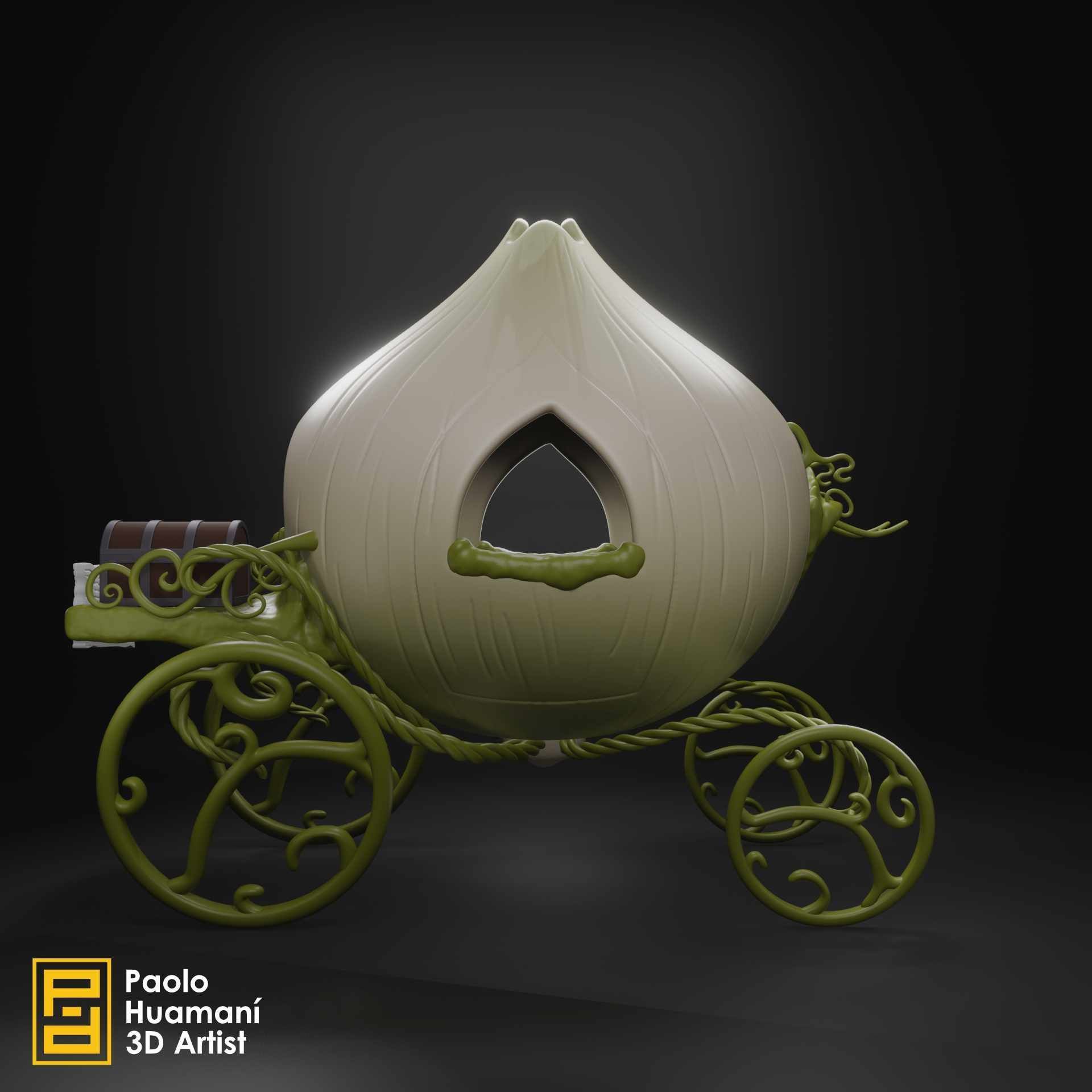 Shrek 2 Carriage 3D print model_1