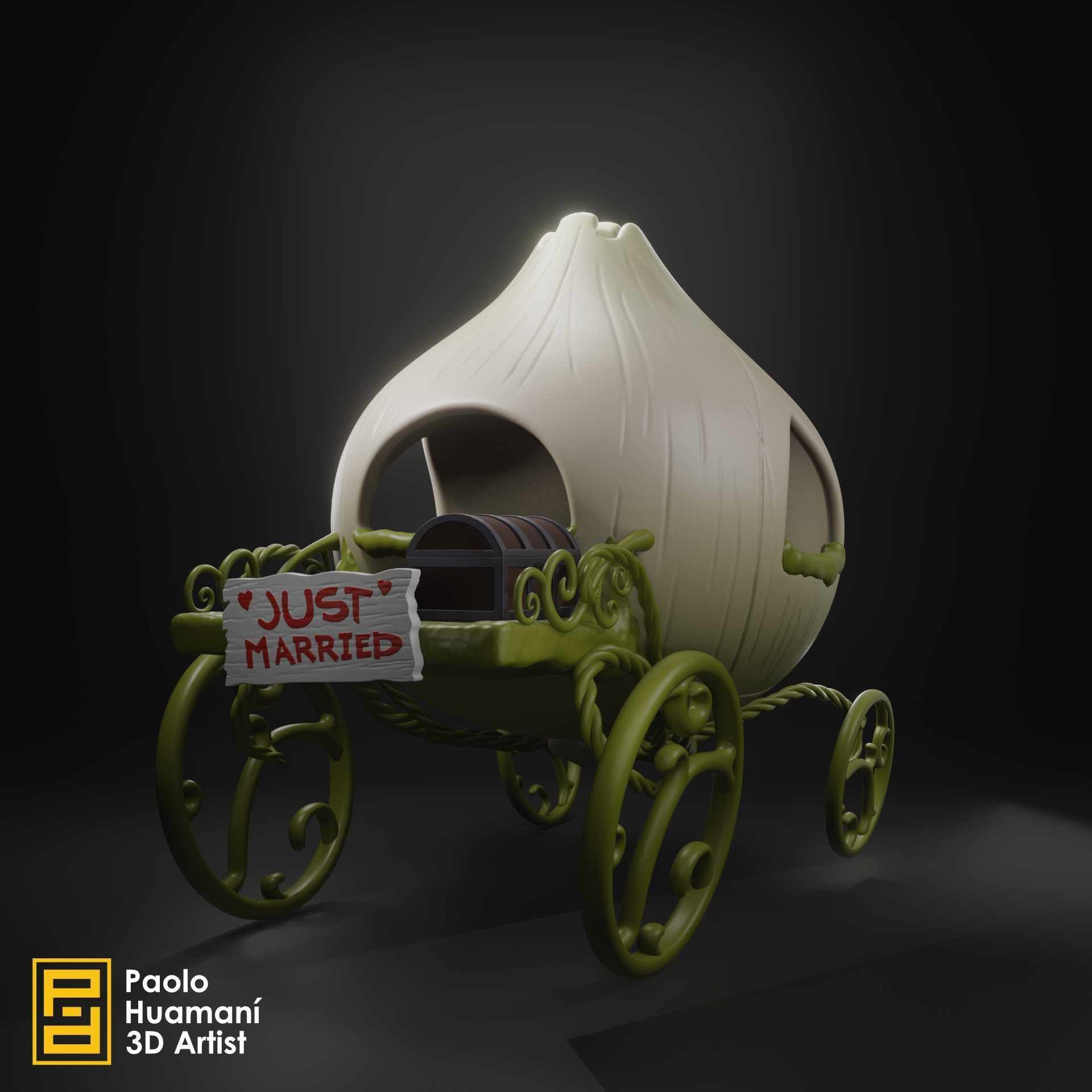 Shrek 2 Carriage 3D print model_2